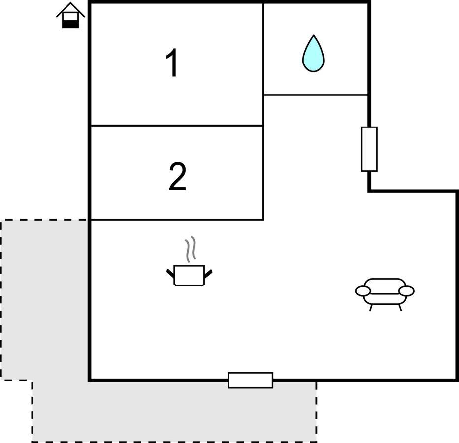 2 Bedroom Cozy Apartment In Рехлин Экстерьер фото